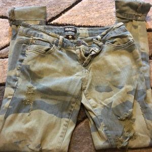 Celebrity Pink Camo Skinnies